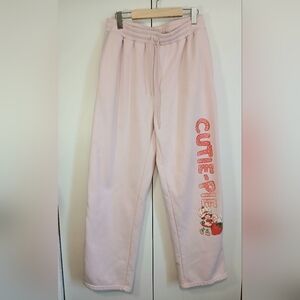 Vinyl Icon x Strawberry Shortcake “Cutie Pie” Pink Sweatpants Women’s Lg Rare